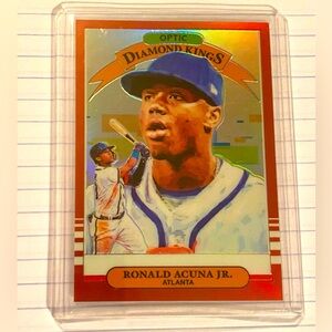 SSP Ronald Acuña Jr. Diamond Kings Insert Optic Red Prizm #/60